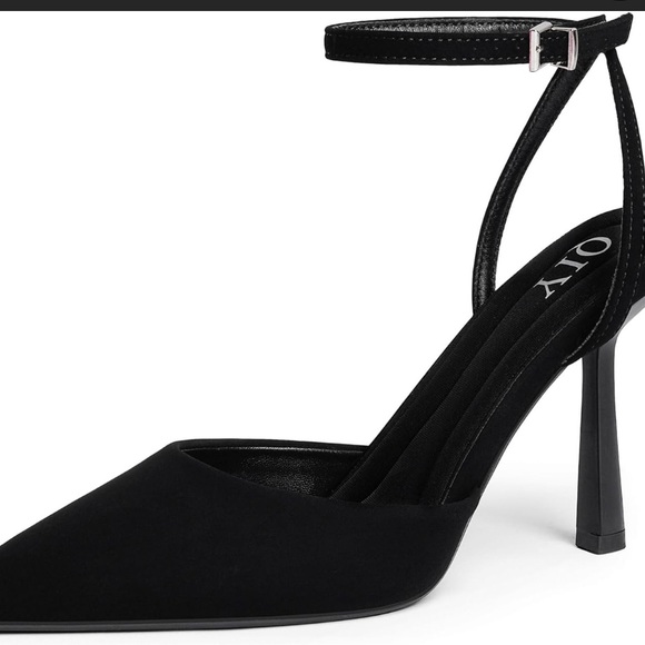 qiy Shoes - NIB QIY Closed Toe Ankle Strap Heels Pumps Pointed Toe Sandals